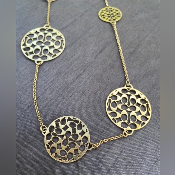 Coach necklace and earring set - Picture 2 of 6